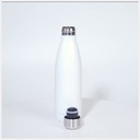 17 oz. Stainless Steel Cola Bottle, 4 Pack - White
