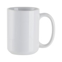 15 oz. Ceramic Mug,  6 pack - White