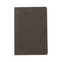 Engraving Leather Notebook, 2pack, 4 x 5'' - Brown W/ Black
