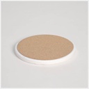 Marble Coaster with Cork Round, 4 pack, Φ3.9&quot;
