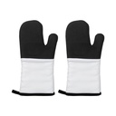 Sublimation Glove, 2 pack, 6.7x 11.8&quot; - Black