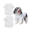 Sublimation Pet T-Shirt , 2 pack, M -White