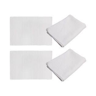 Sublimation Waffle Kitchen Towel Blank, 4 Pack - White