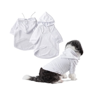 Sublimation Pet Hoodie, 2 pack, XXL - White